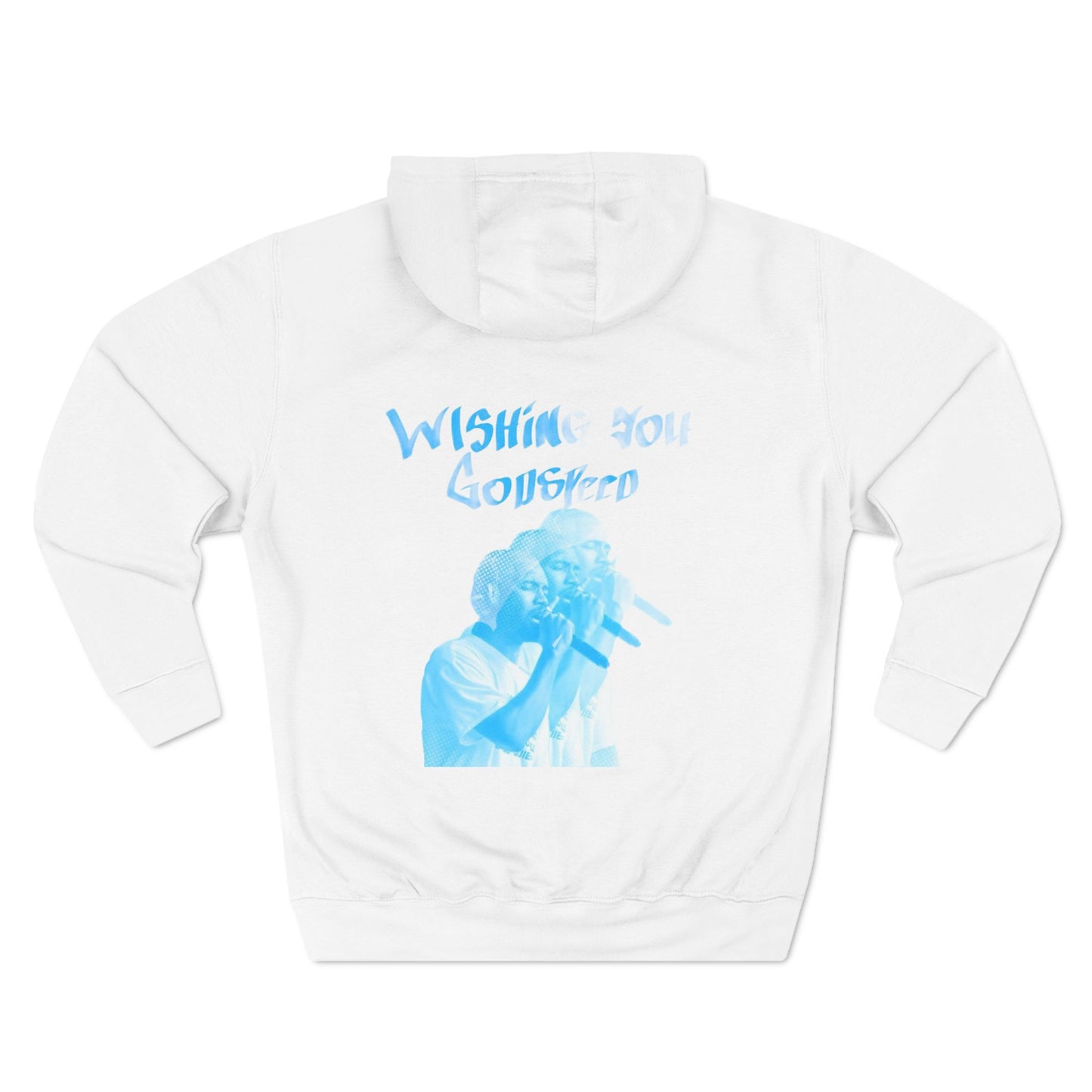 Three-Panel Fleece Hoodie