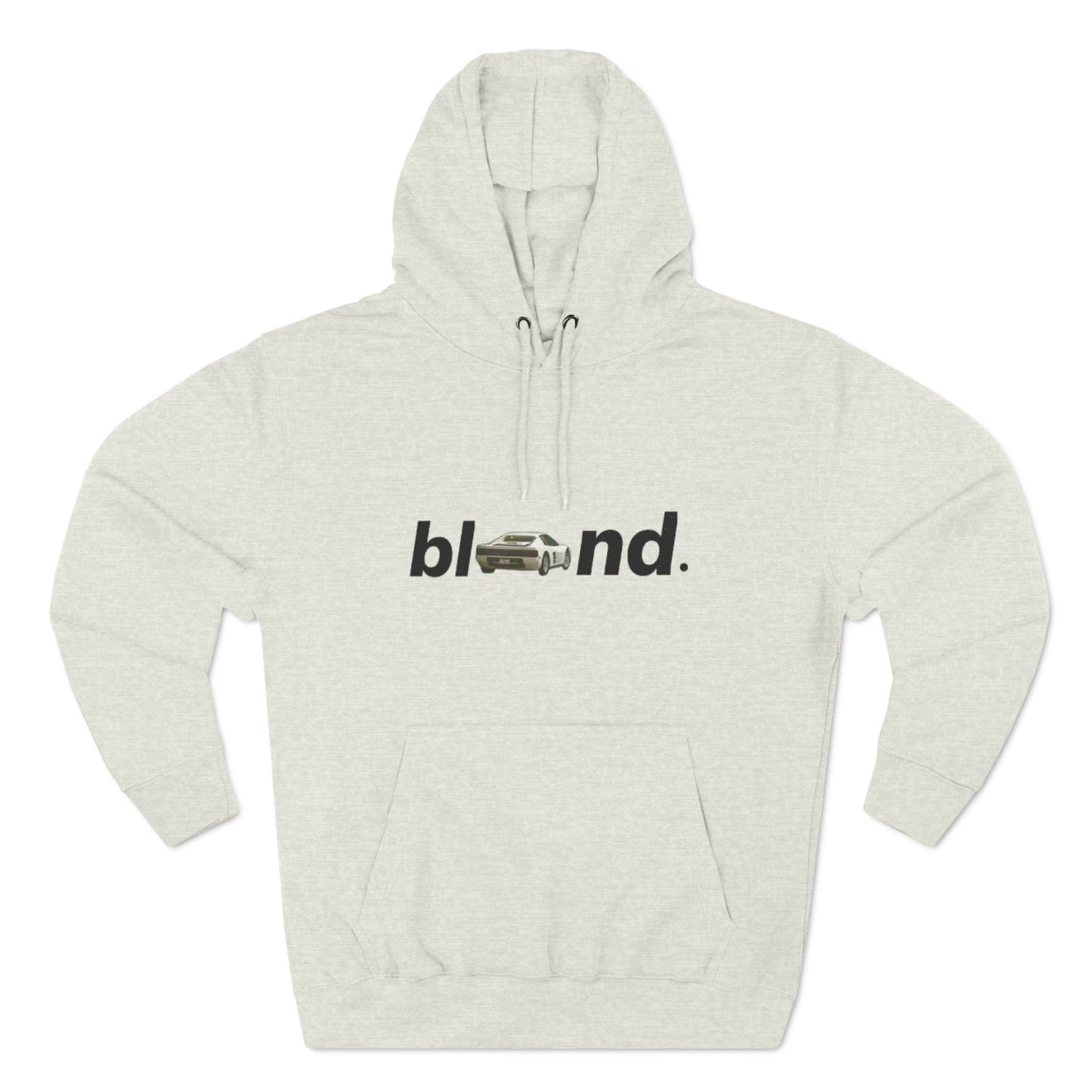 Three-Panel Fleece Hoodie