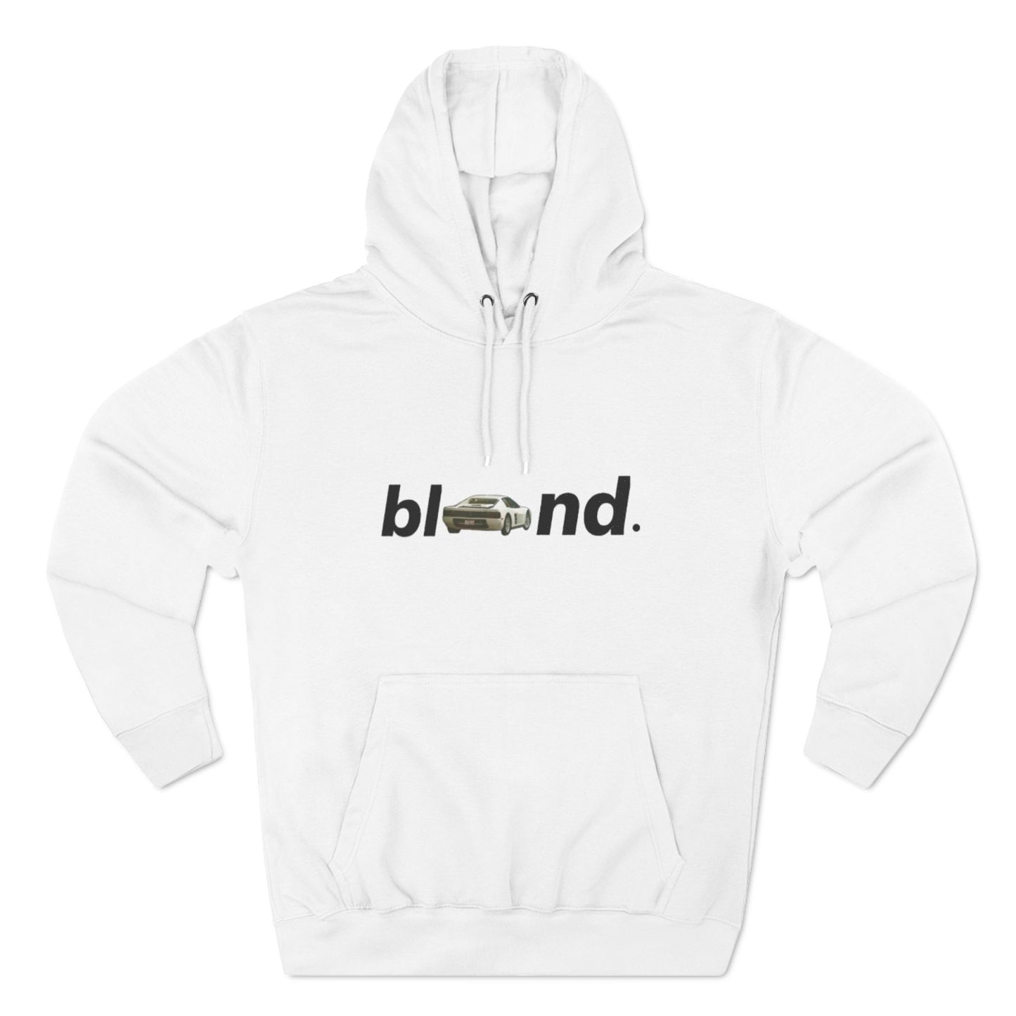 Three-Panel Fleece Hoodie