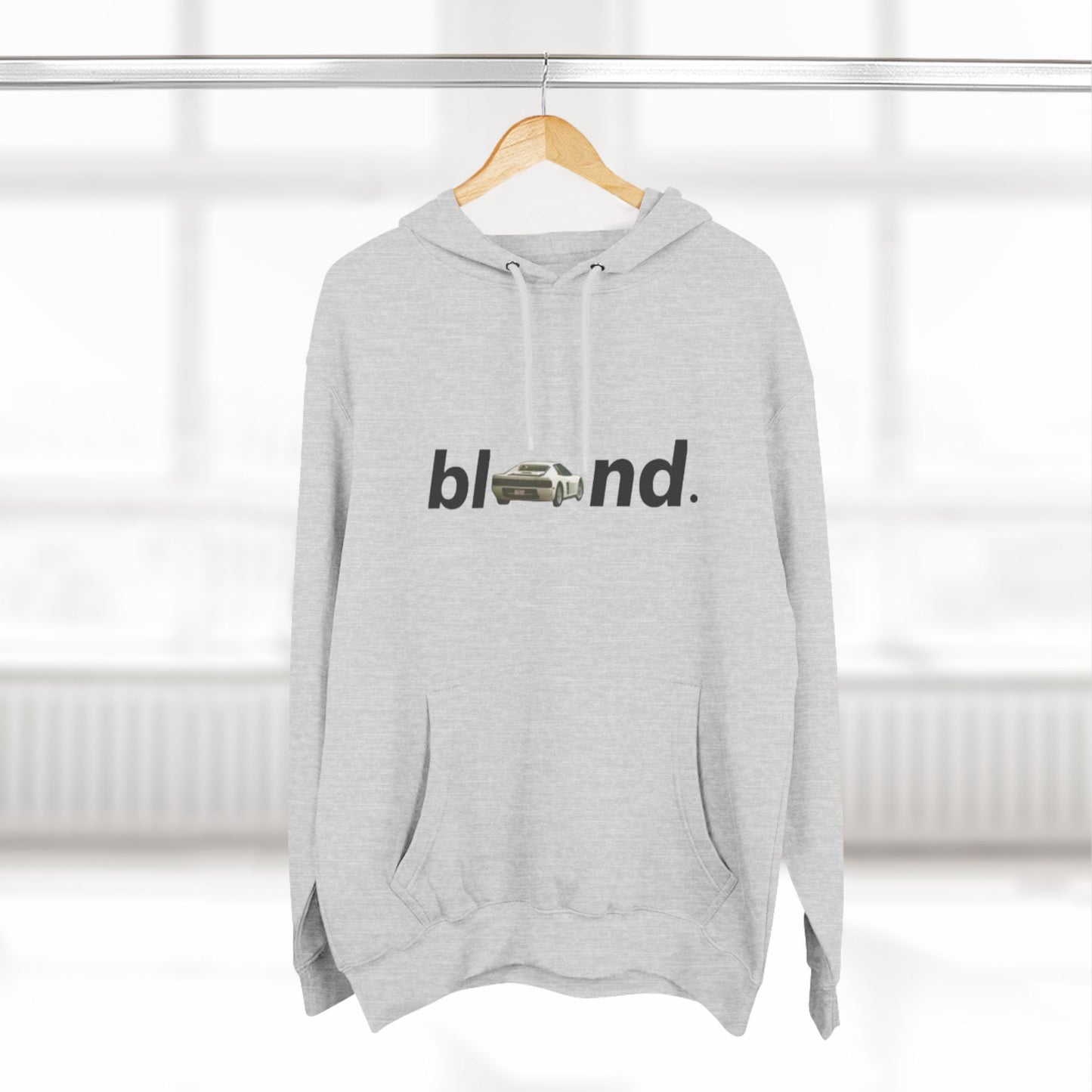 Three-Panel Fleece Hoodie