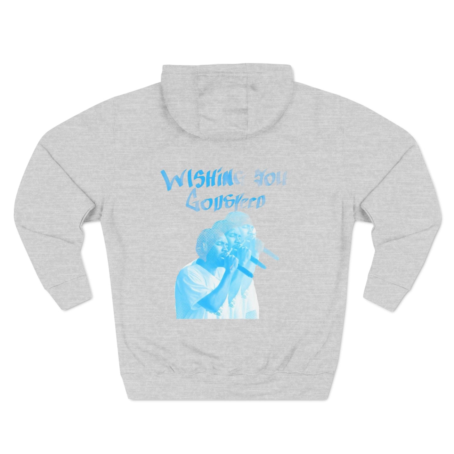 Three-Panel Fleece Hoodie