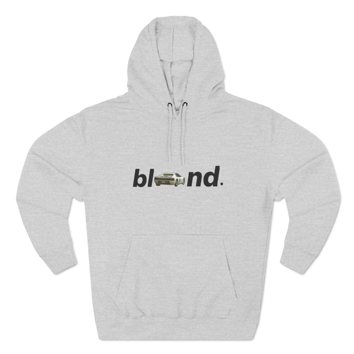 Three-Panel Fleece Hoodie