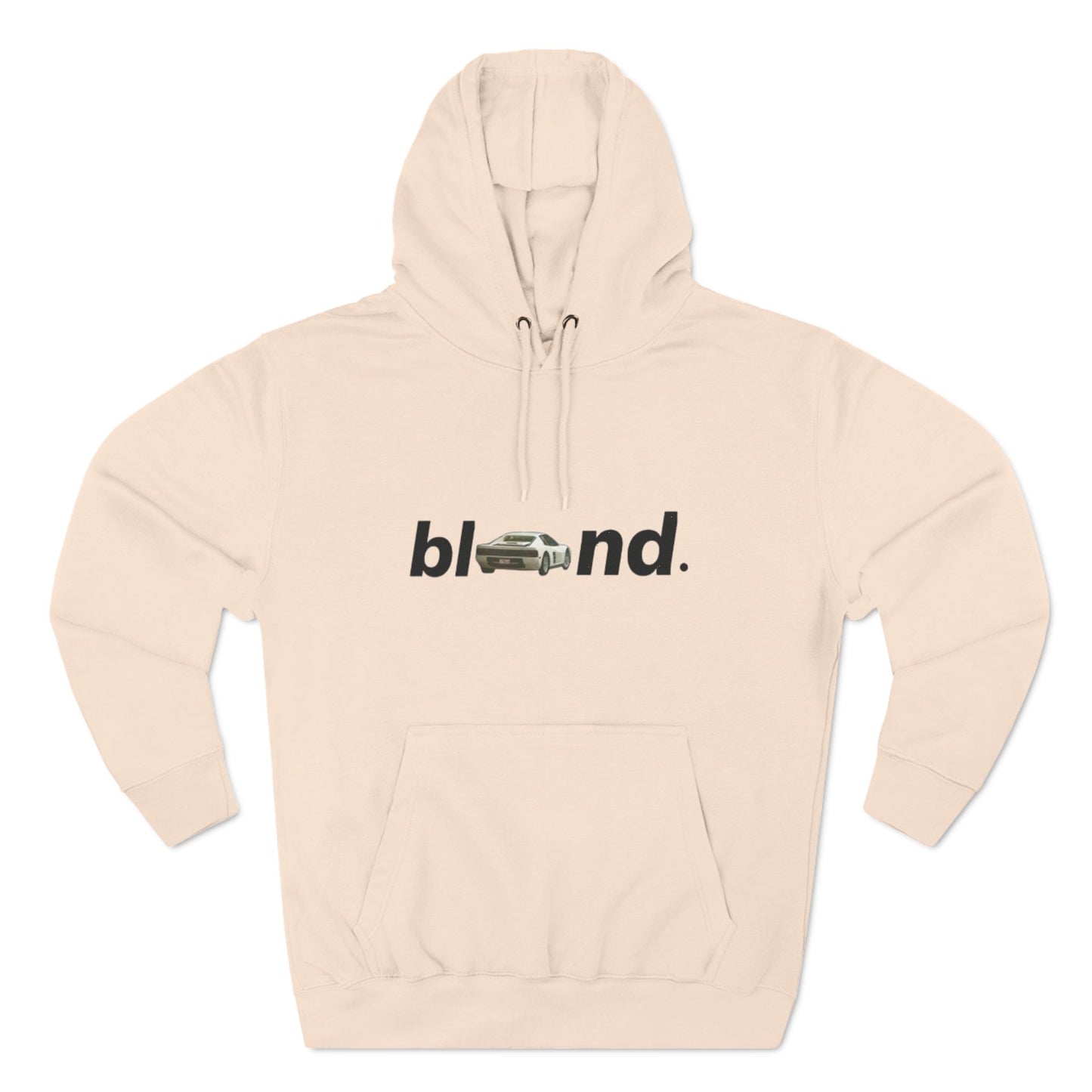 Three-Panel Fleece Hoodie