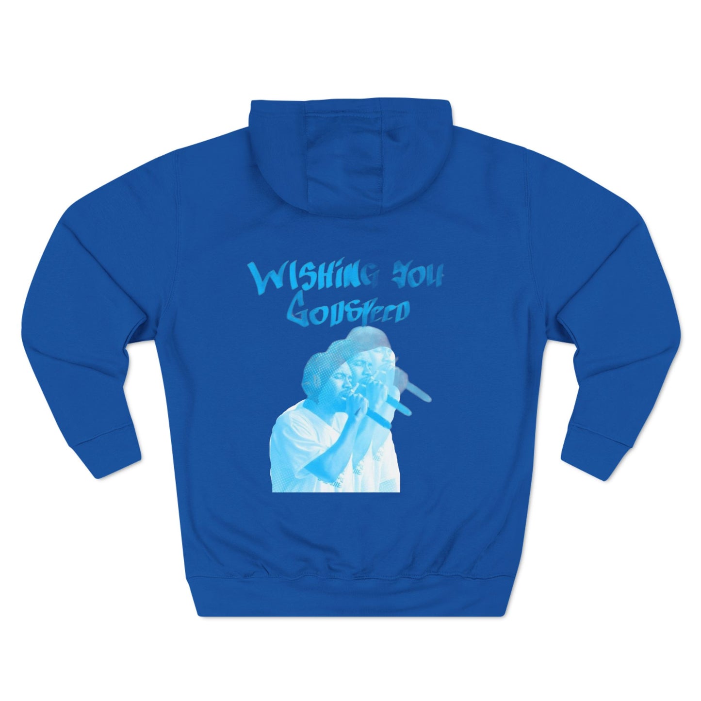 Three-Panel Fleece Hoodie