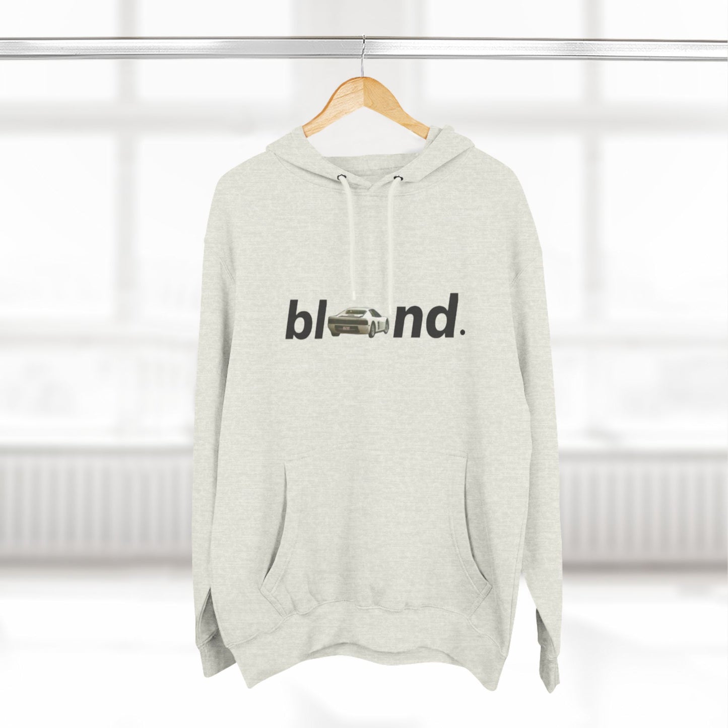 Three-Panel Fleece Hoodie