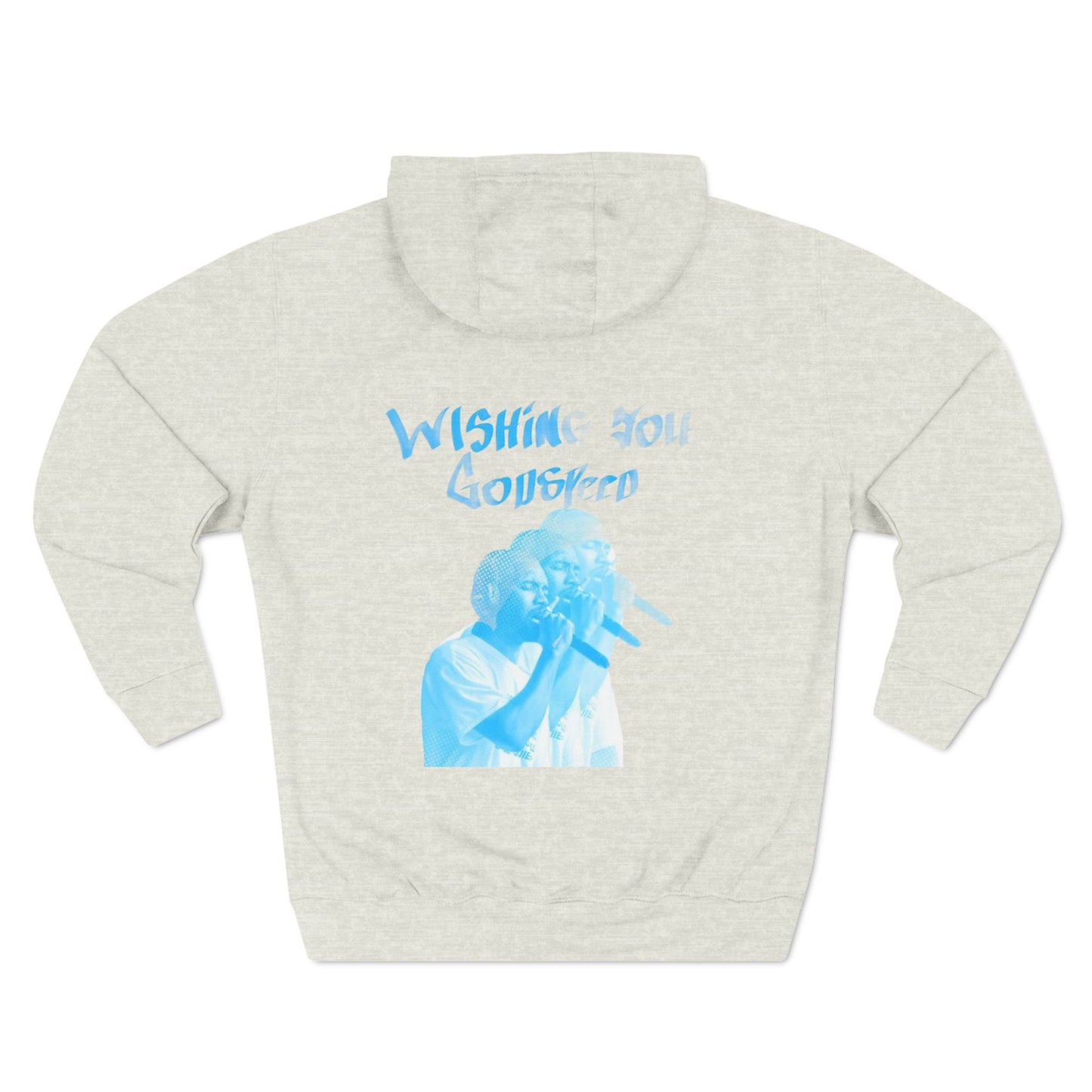Three-Panel Fleece Hoodie