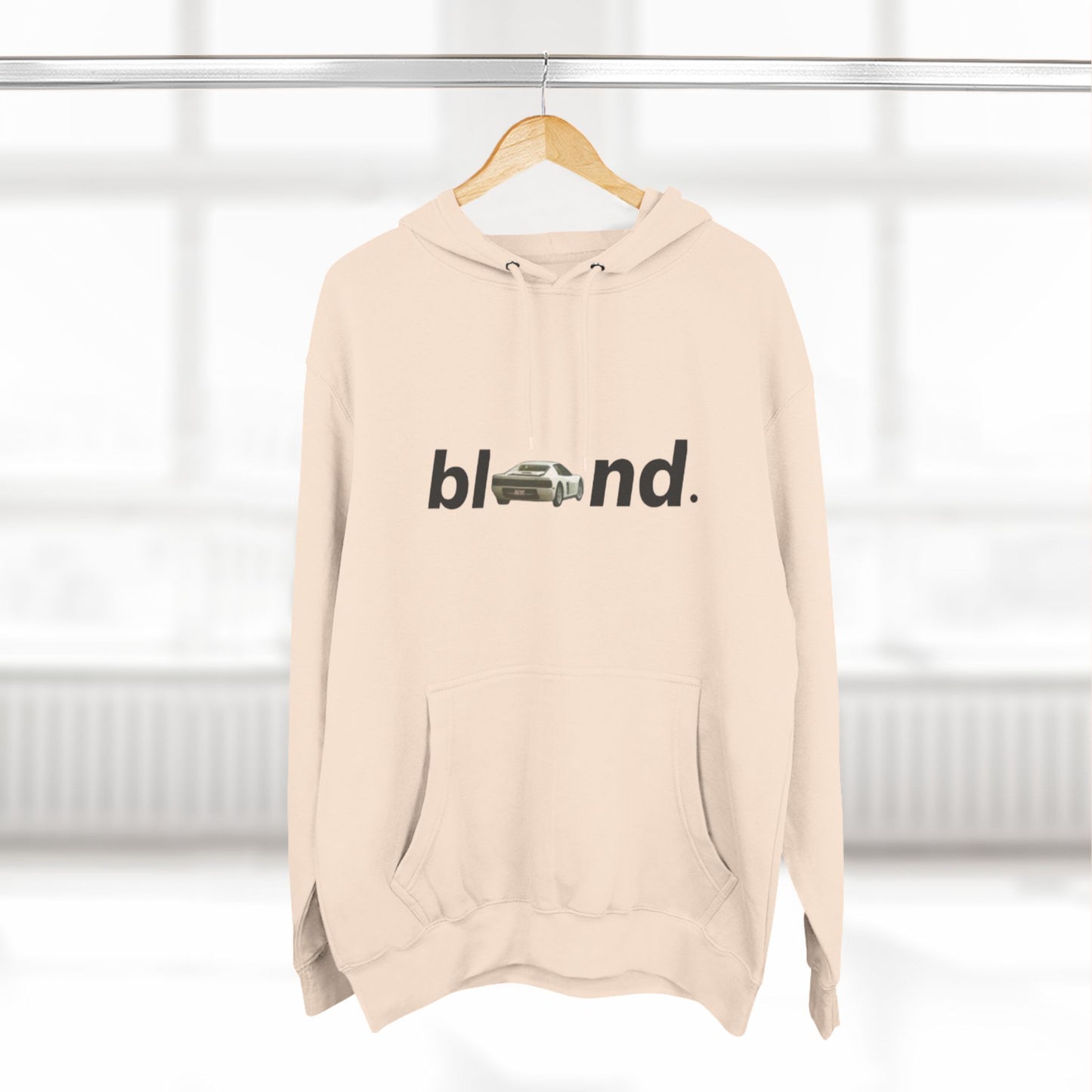 Three-Panel Fleece Hoodie