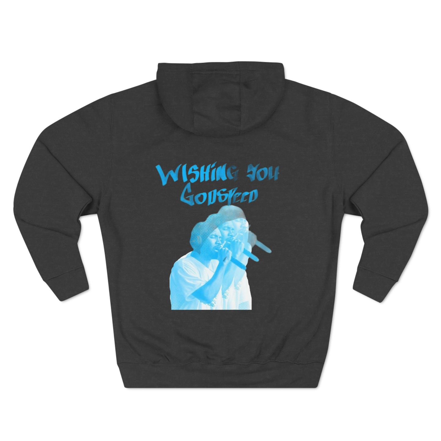 Three-Panel Fleece Hoodie
