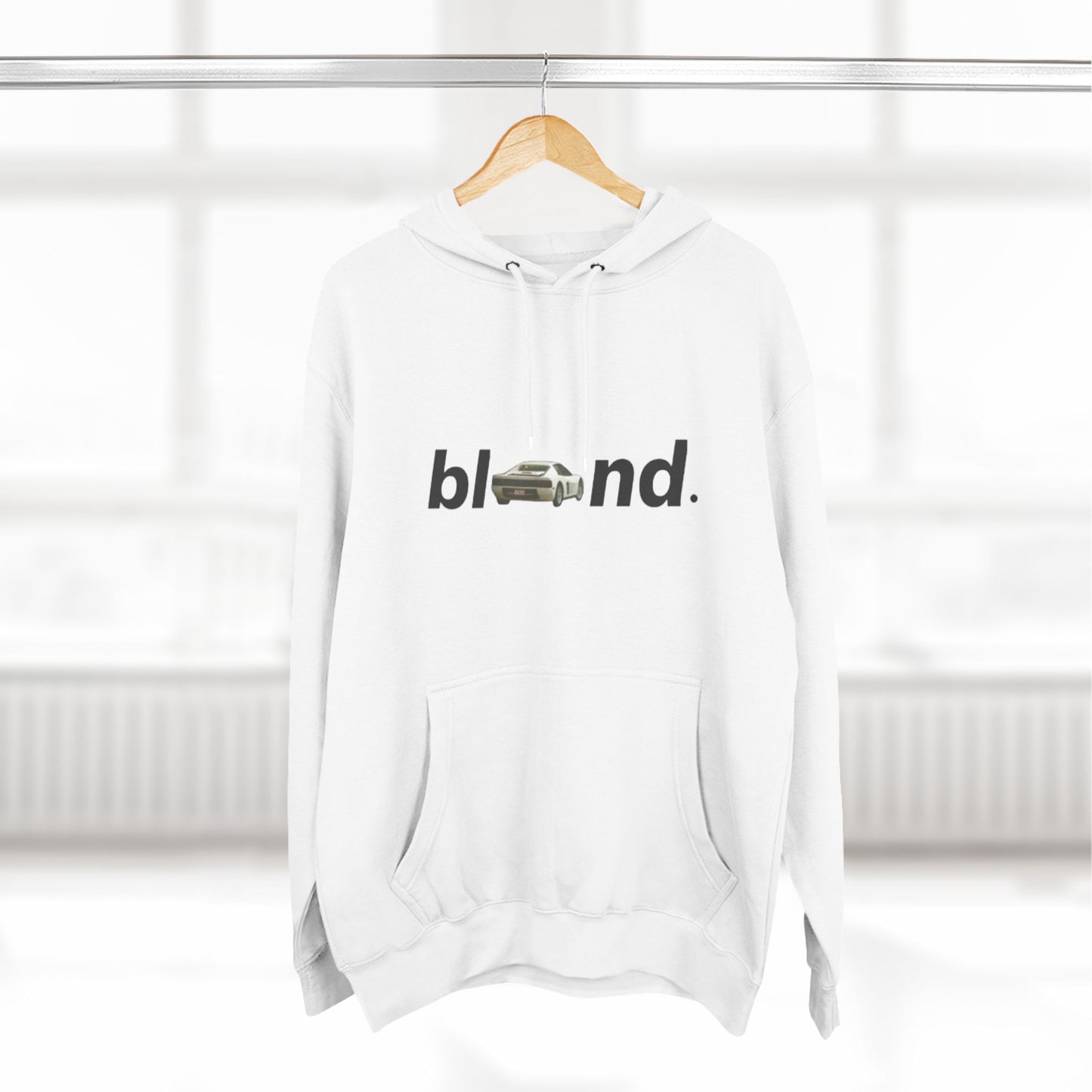 Three-Panel Fleece Hoodie